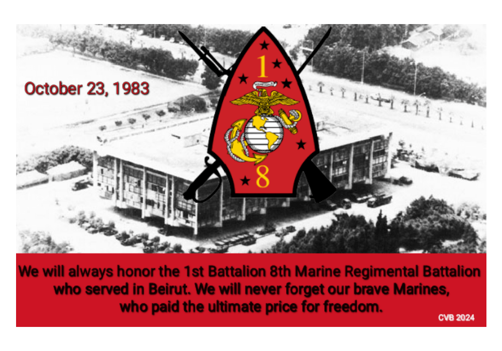 We will never forget the brave Marines lost in Beirut October 23 1983 CVB 2024 featured image