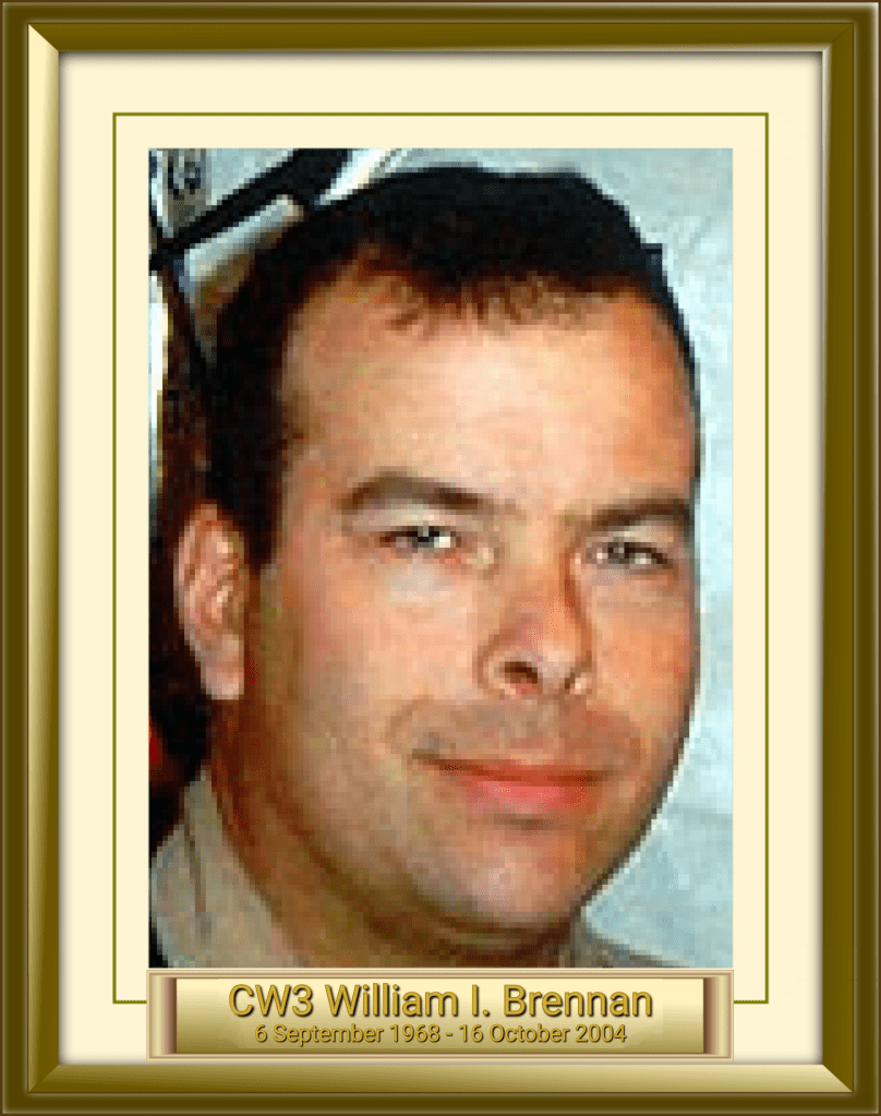 CW3 William I. Brennan 6 September 1968 - 16 October 2004