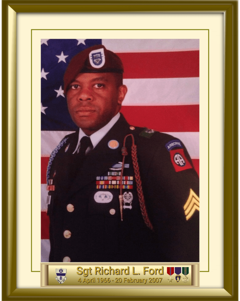 Sgt Richard L. Ford 4 April 1966 - 20 February 2007