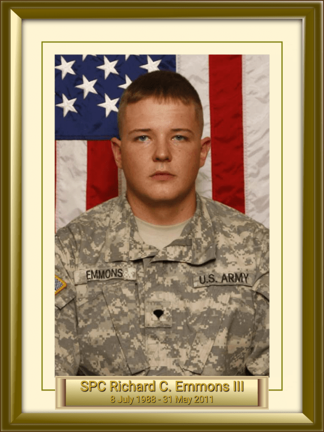 SPC Richard C. Emmons III 8 July 1988 - 31 May 2011
