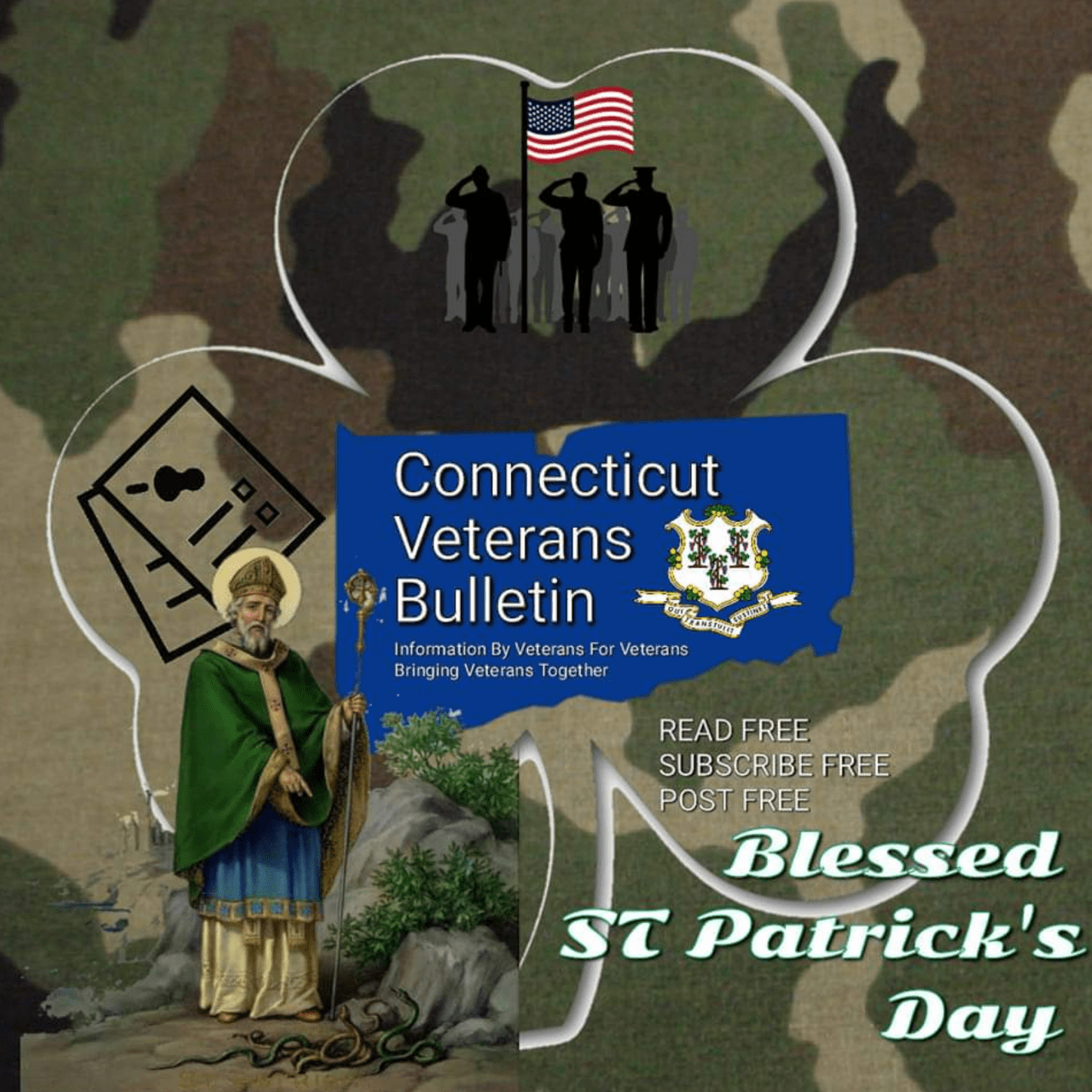 Blessed St. Patrick's Day From Your Friends at Connecticut Veterans Bulletin