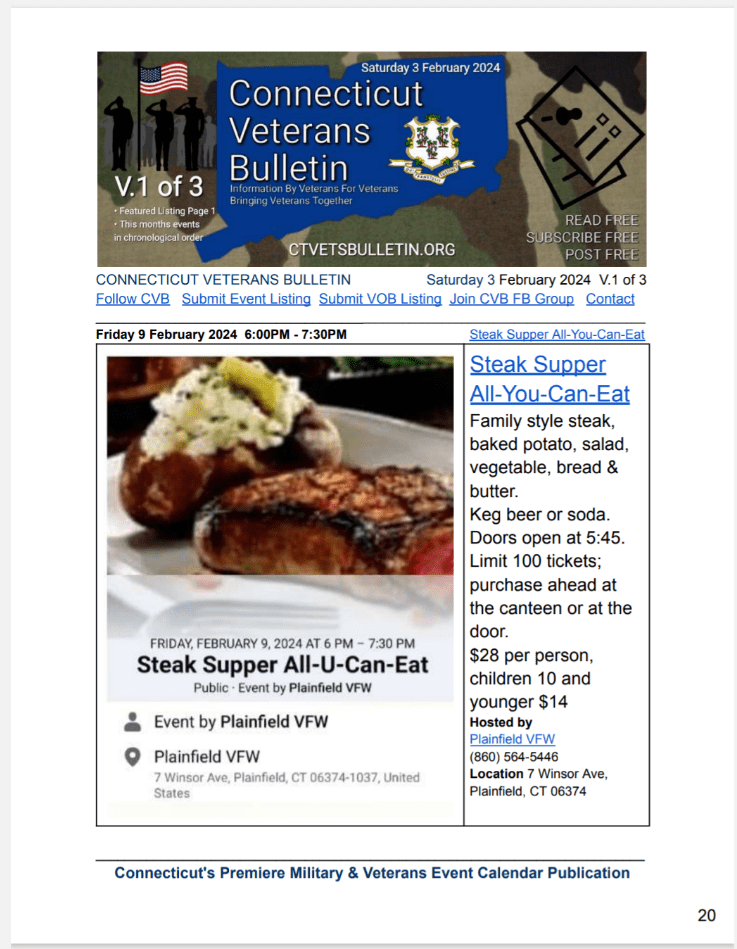 Steak Supper All-You-Can-Eat