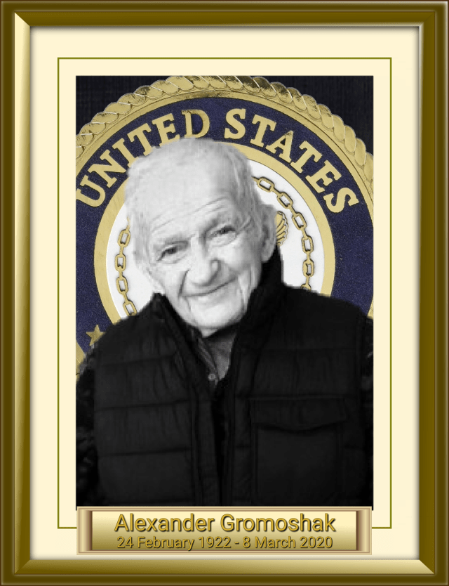 Alexander Gromoshak 24 February 1922 - 8 March 2020
