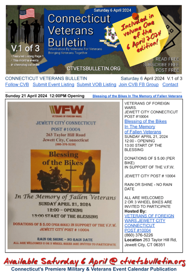 Blessing of the Bikes In The Memory of Fallen Veterans