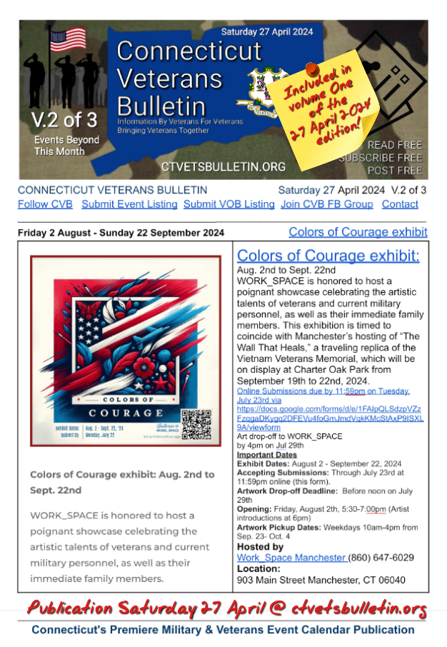 Colors of Courage exhibit