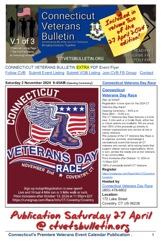 Connecticut Veterans Day Race