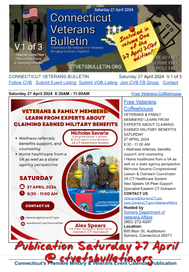 Free Veterans Coffeehouse