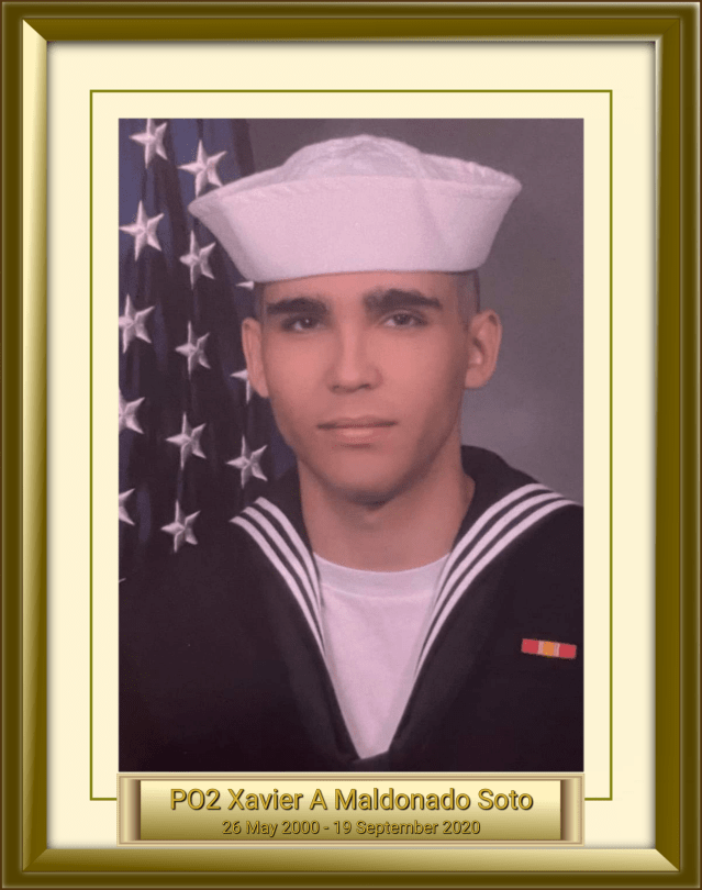 Petty Officer Second Class Xavier A. Maldonado Soto