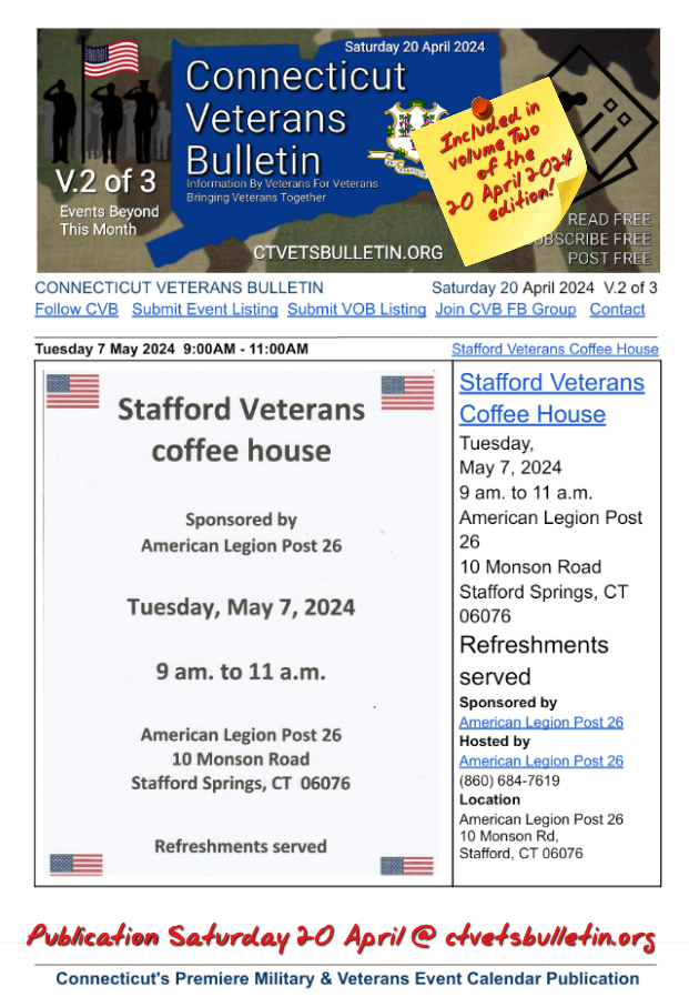 Stafford Veterans Coffee House
