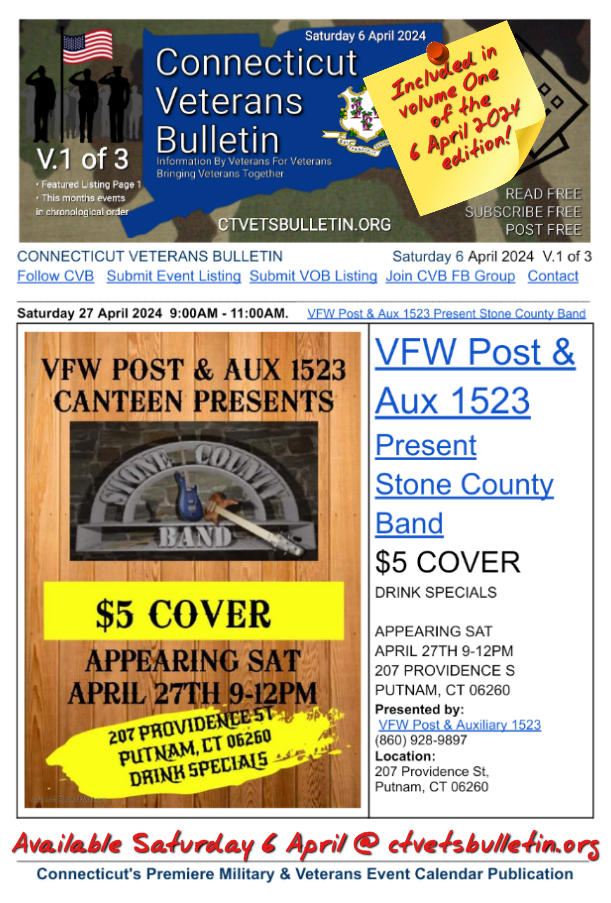 VFW Post & Aux 1523 Present Stone County Band