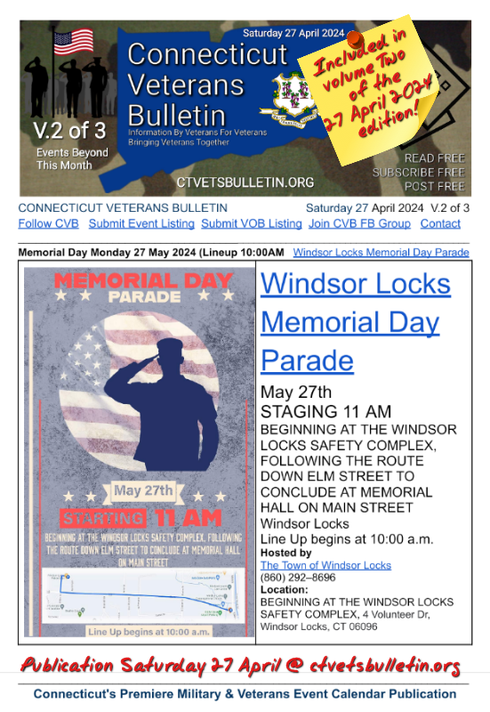 Windsor Locks Memorial Day Parade