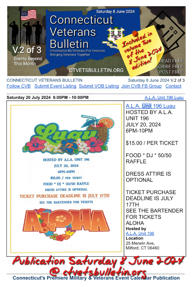 A.L.A. Unit 196 Luau