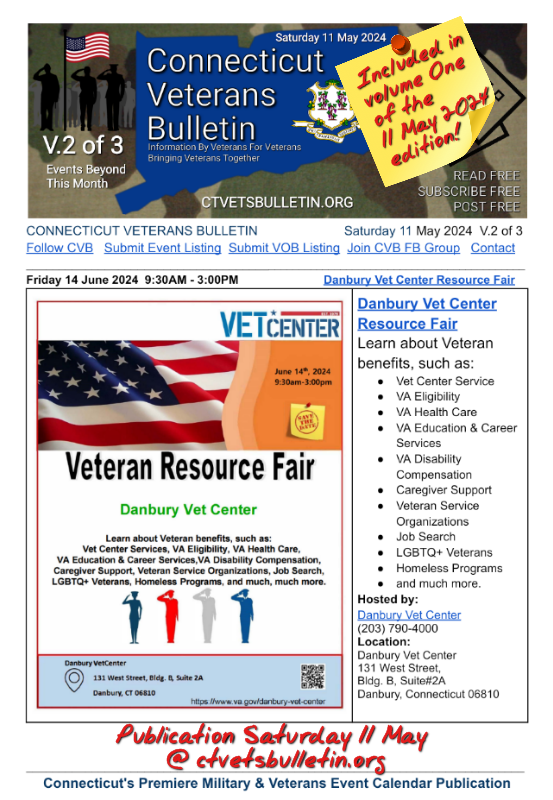 Danbury Vet Center Resource Fair