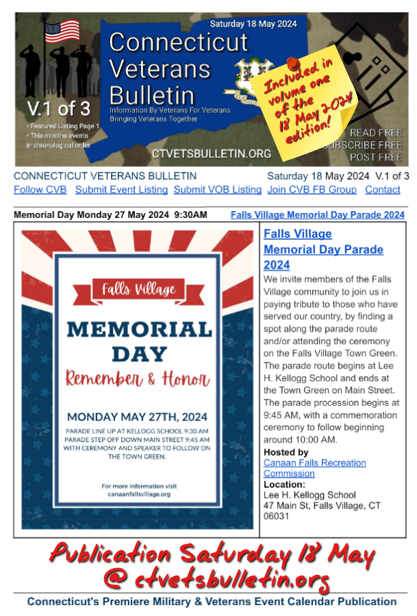 Falls Village Memorial Day Parade 2024