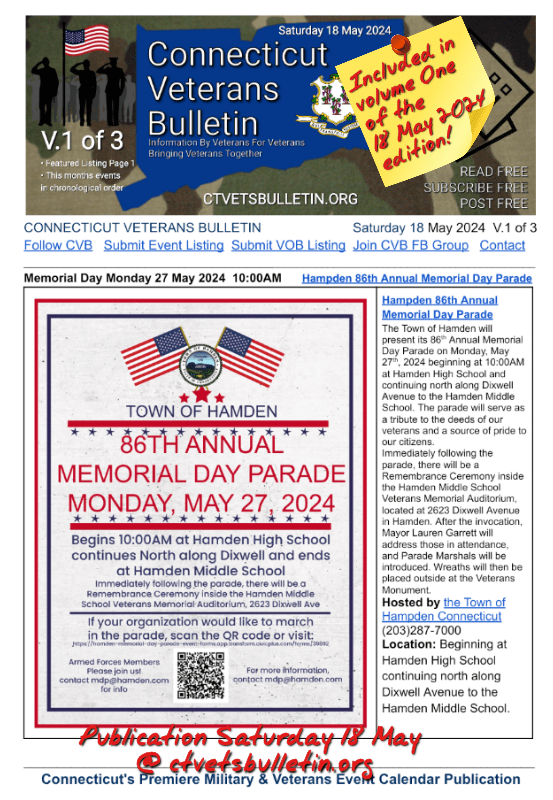 Hampden 86th Annual Memorial Day Parade