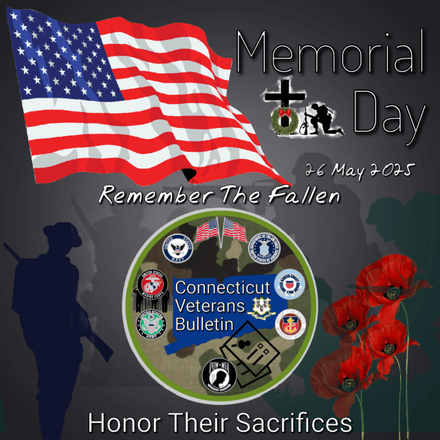 Memorial Day 26 May 2025 CVB
