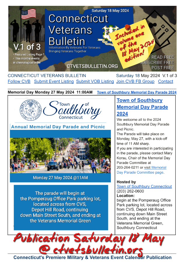 Town of Southbury Memorial Day Parade 2024