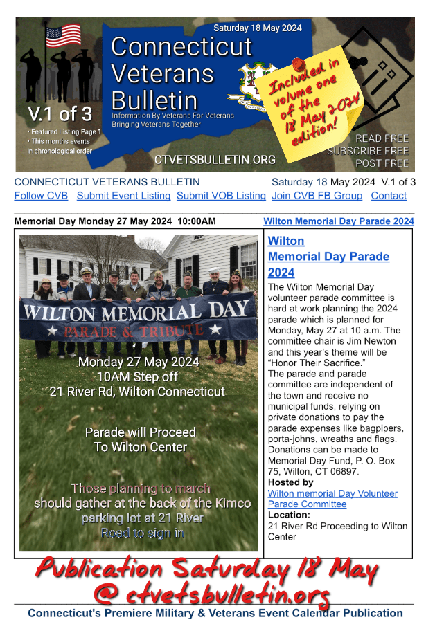 Wilton Memorial Day Parade 2024