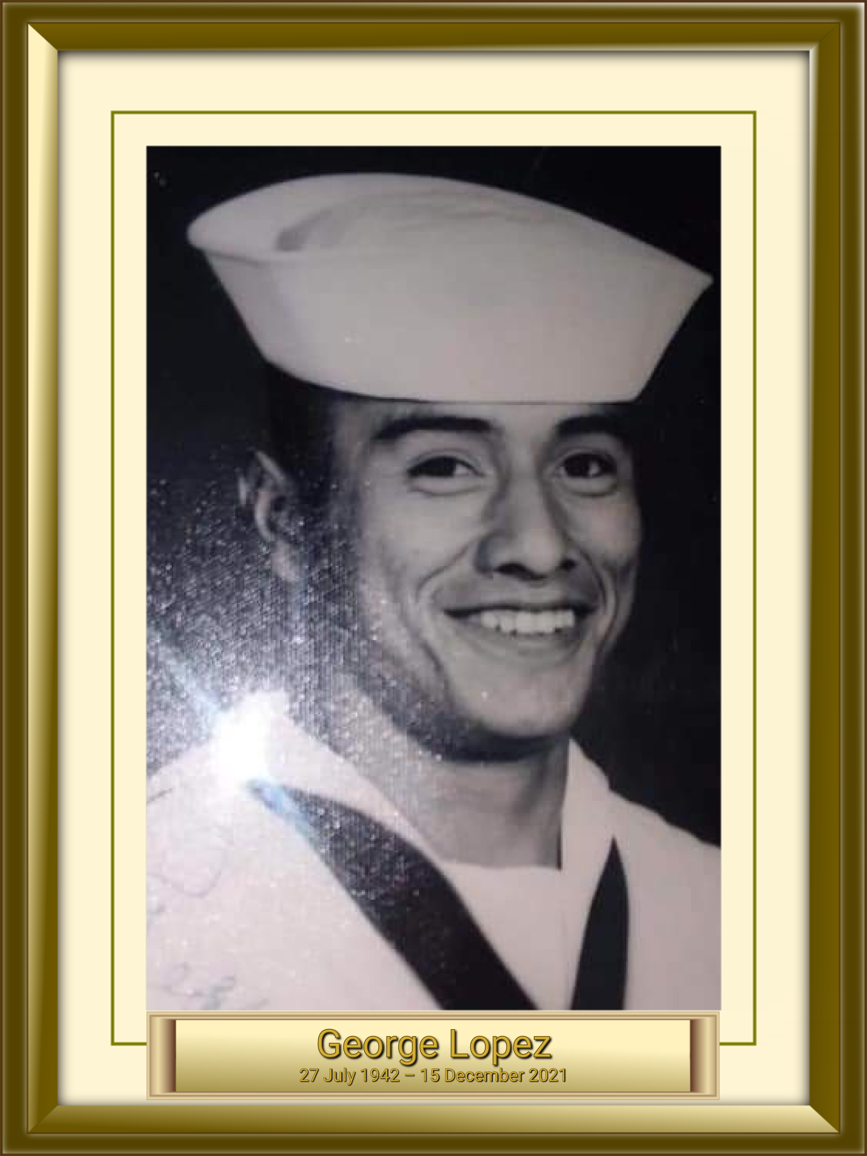 George Lopez 27 July 1942 - 15 December 2021