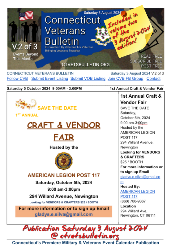 1st Annual Craft & Vendor Fair