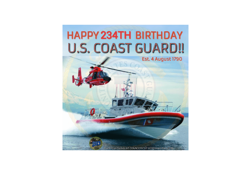 Happy 234th Birthday US Coast Guard