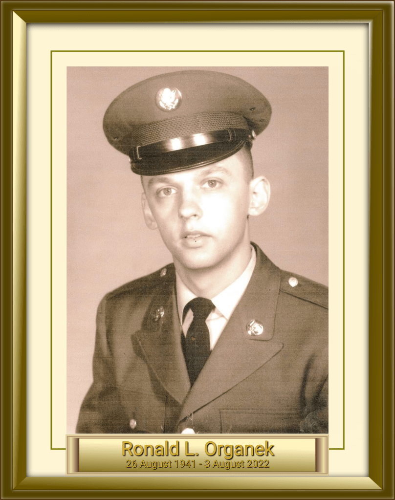 Ronald L. Organek 26 August 1941 - 3 August 2022