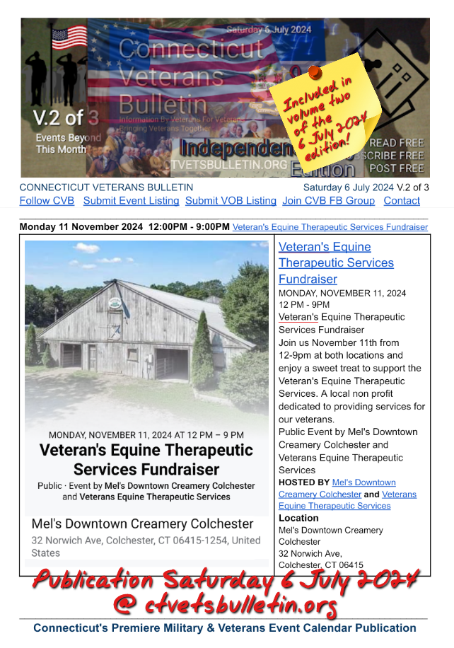 Veteran's Equine Therapeutic Services Fundraiser