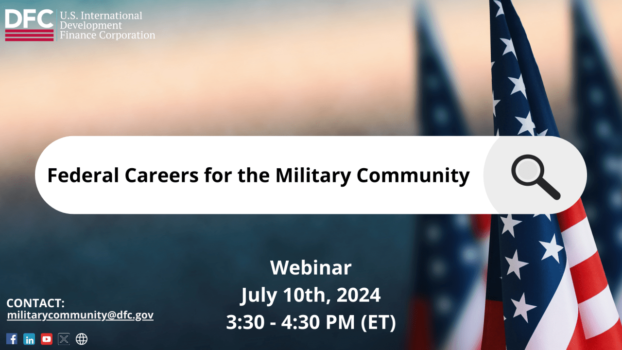 Webinar Military Community