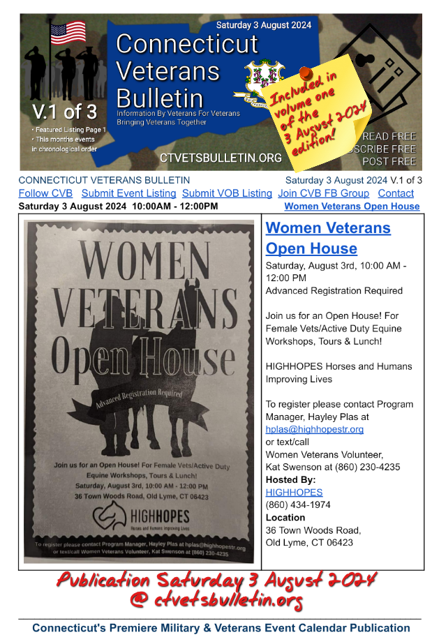 Women Veterans Open House