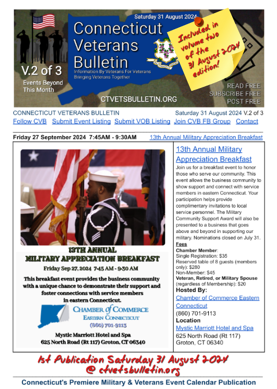 13th Annual Military Appreciation Breakfast