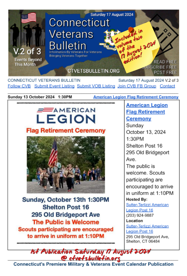 American Legion Flag Retirement Ceremony
