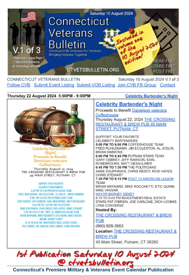 Celebrity Bartender's Night