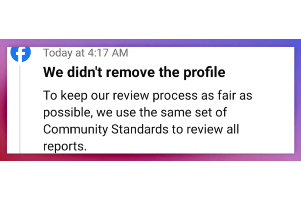 Facebook We didn't remove the profile autosponder featured image