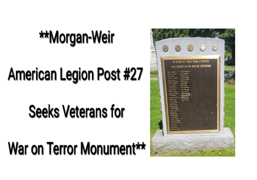 **Morgan-Weir American Legion Post #27 Seeks Veterans for War on Terror Monument** featured image