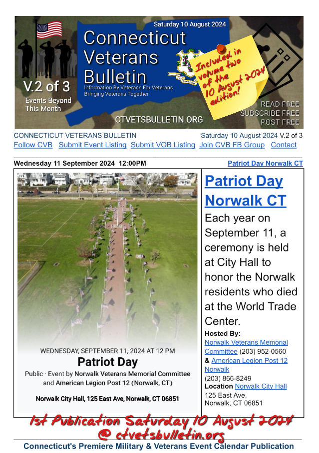 Patriot Day Norwalk CT