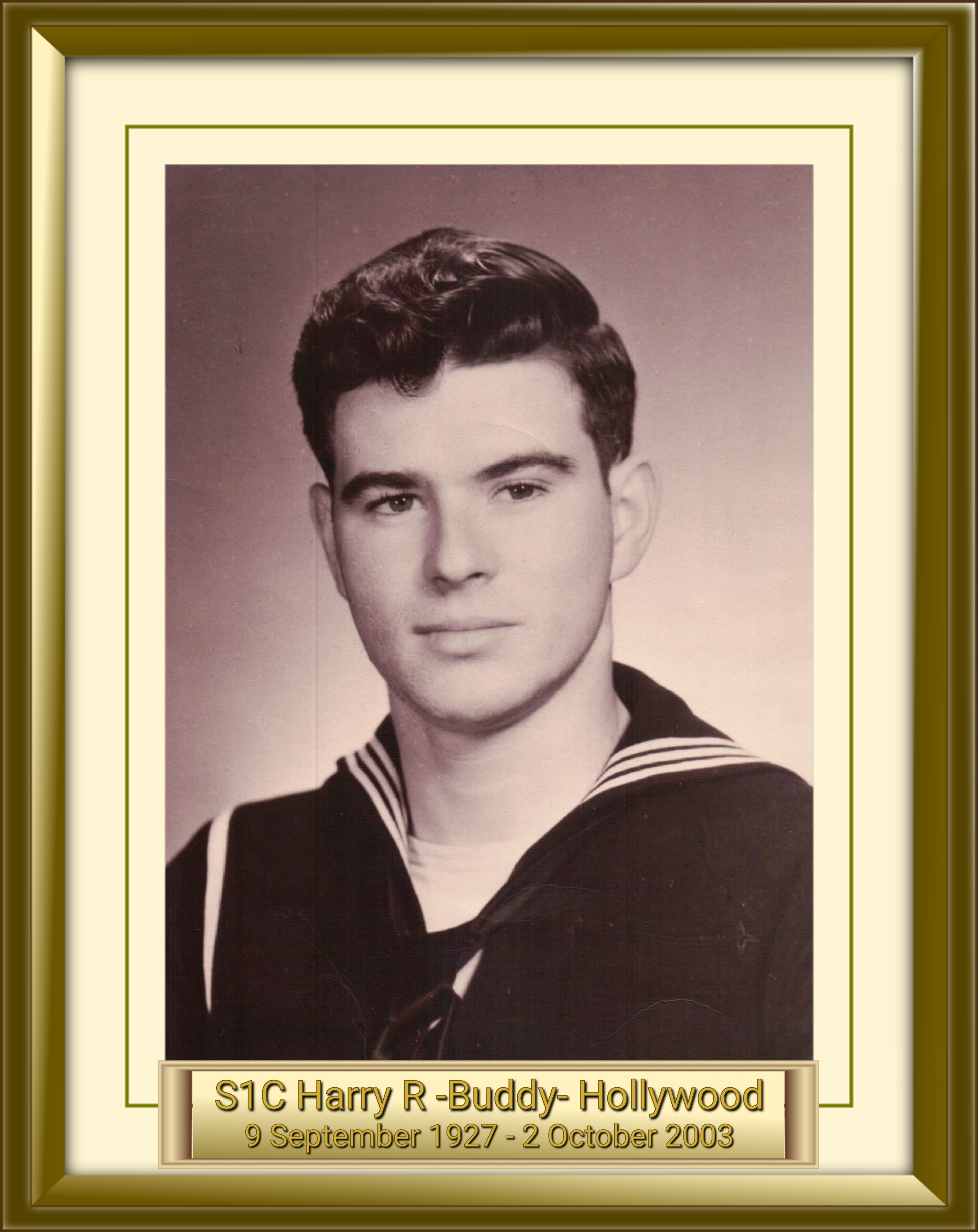 S1C Harry R "Buddy" Hollywood 9 September 1927 - 2 October 2003-1