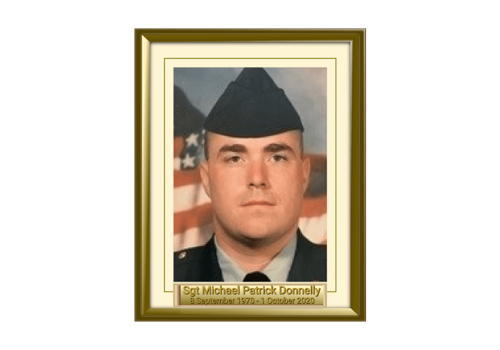 Sgt Michael Patrick Donnelly 8 September 1970 - 1 October 2020 featured image