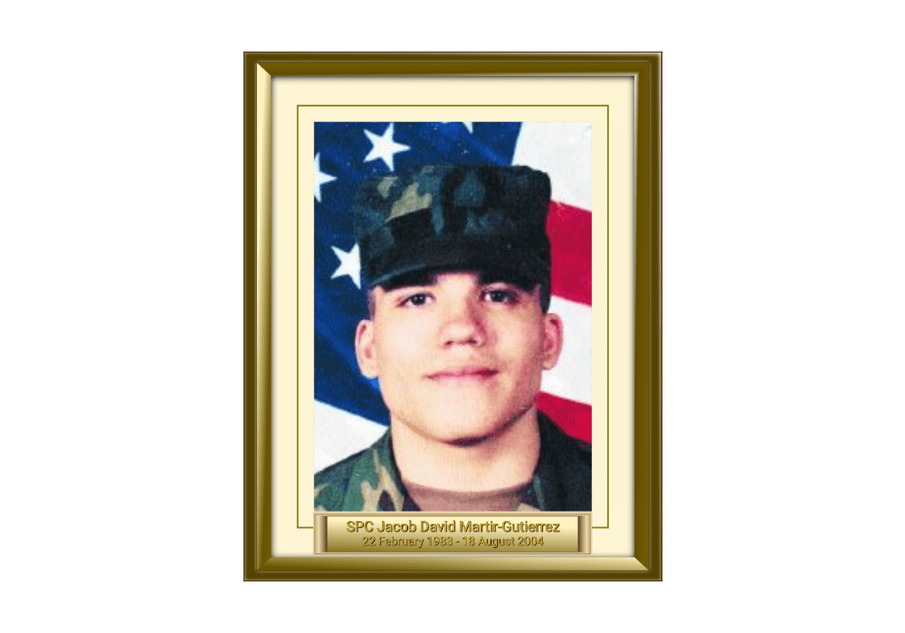 SPC Jacob David Martir-Gutierrez 22 February 1983 - 18 August 2004 featured image