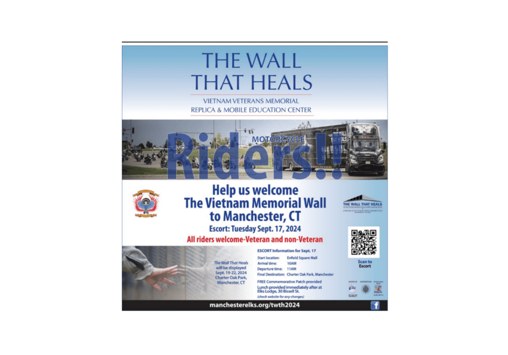 The Wall That Heals Escort Attention all Motorcycle riders