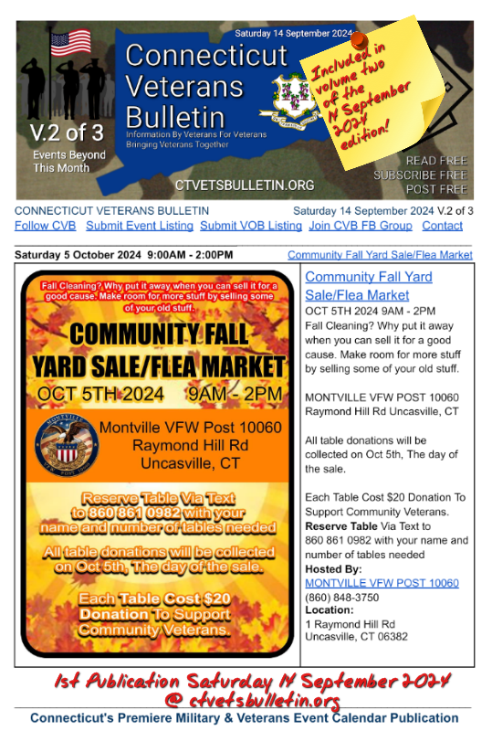 Community Fall Yard Sale/Flea Market