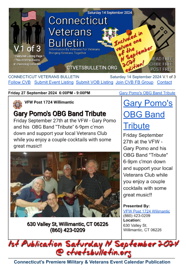 Gary Pomo's OBG Band Tribute