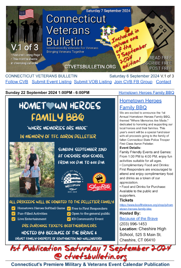 Hometown Heroes Family BBQ