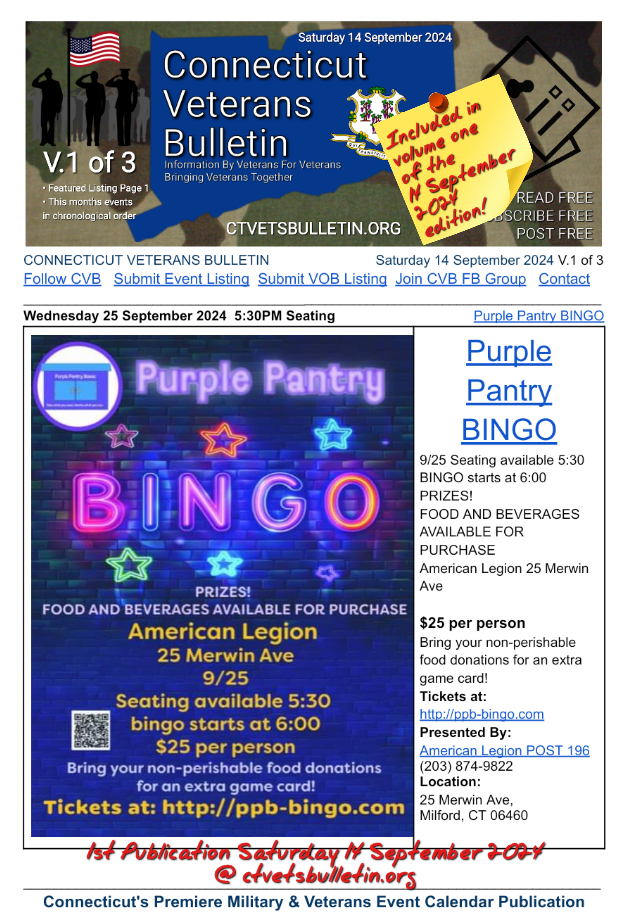 Purple Pantry BINGO