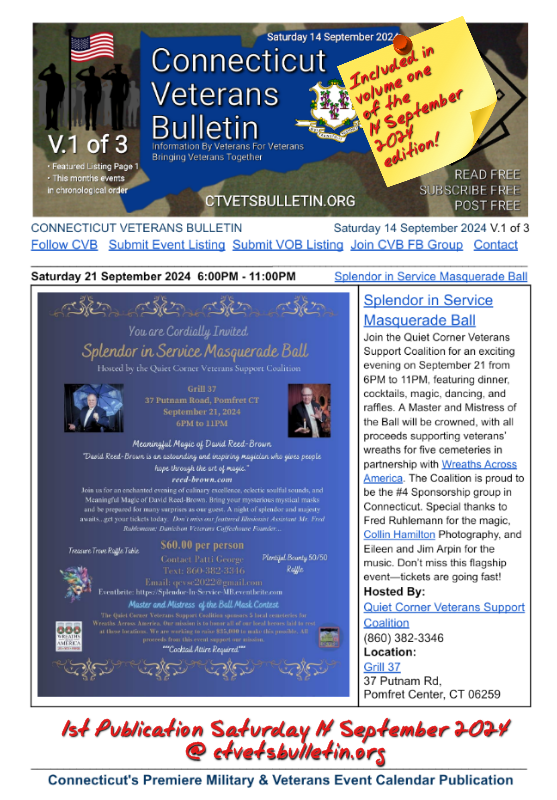 Splendor in Service Masquerade Ball