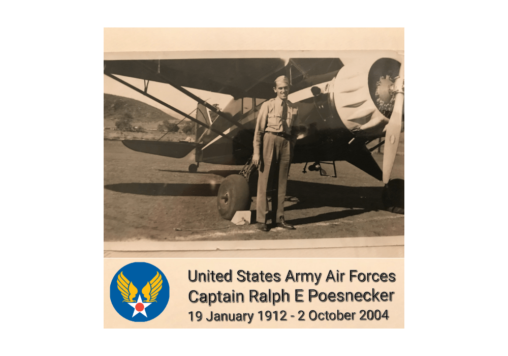 United States Army Air Forces Captain Ralph E Poesnecker 19 January 1912 - 2 October 2004 featured