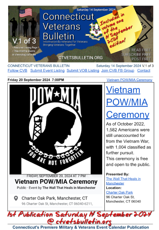 Vietnam POW/MIA Ceremony