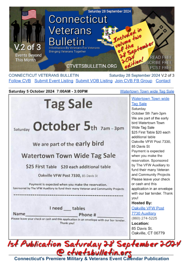 Watertown Town wide Tag Sale
