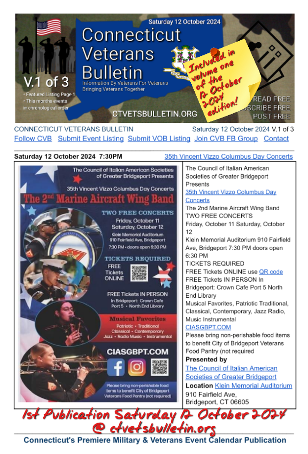 35th Vincent Vizzo Columbus Day Concerts