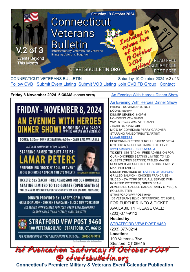 An Evening With Heroes Dinner Show