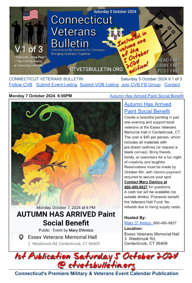 Autumn Has Arrived Paint Social Benefit